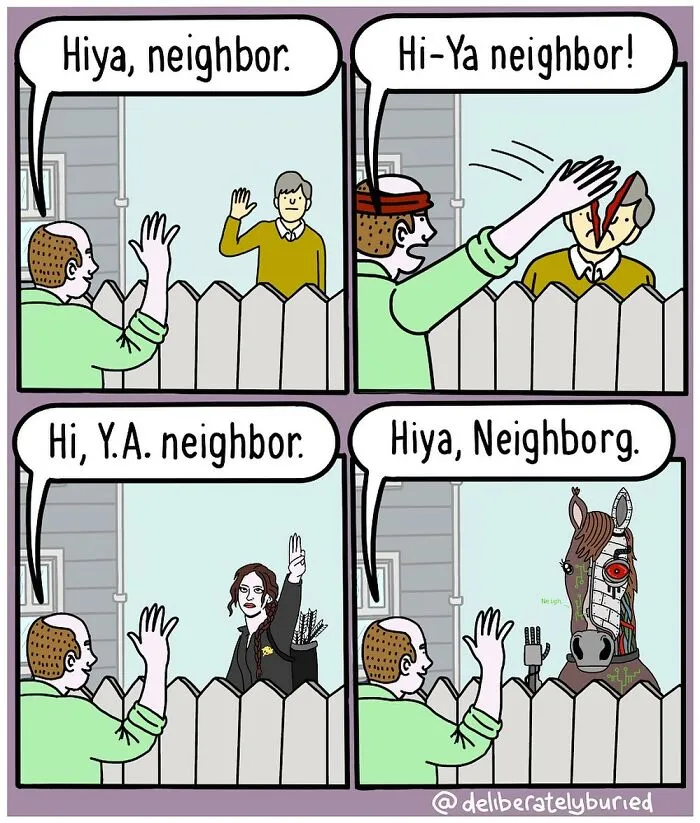 30 Funny Comics For Those With A Darker Sense Of Humor By "Deliberately Buried Comics"