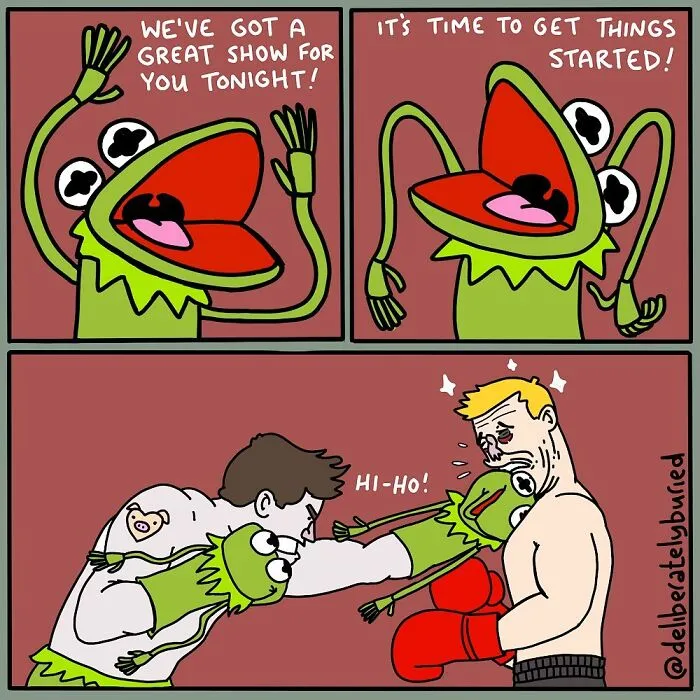 30 Funny Comics For Those With A Darker Sense Of Humor By "Deliberately Buried Comics"