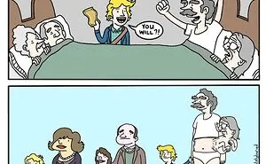 30 Funny Comics For Those With A Darker Sense Of Humor By "Deliberately Buried Comics"