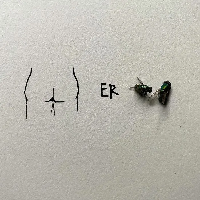 Artist Uses Insects To Make Fun And Quirky Cartoons, Here Are Her Best 70 Works