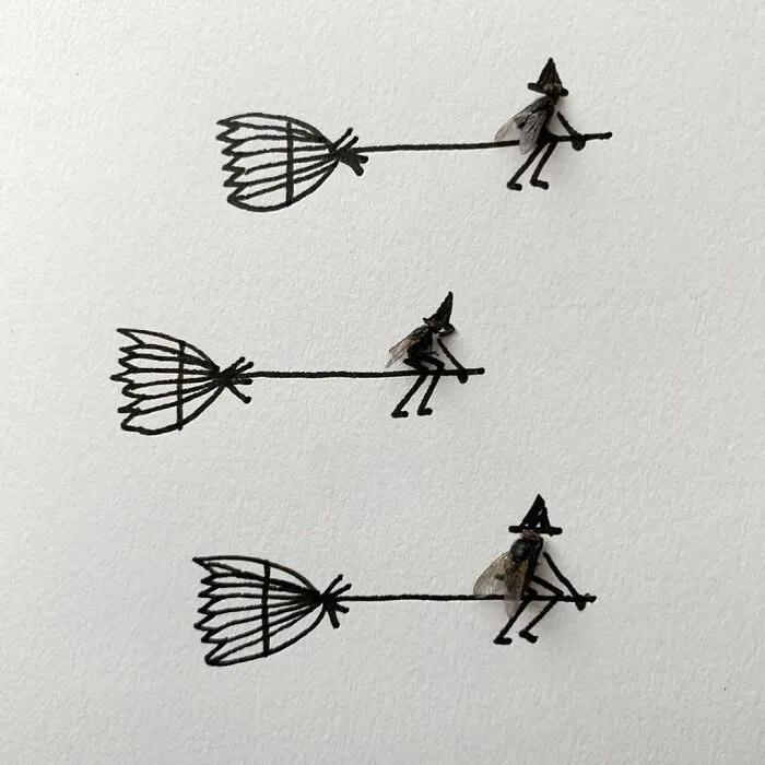 Artist Uses Insects To Make Fun And Quirky Cartoons, Here Are Her Best 70 Works