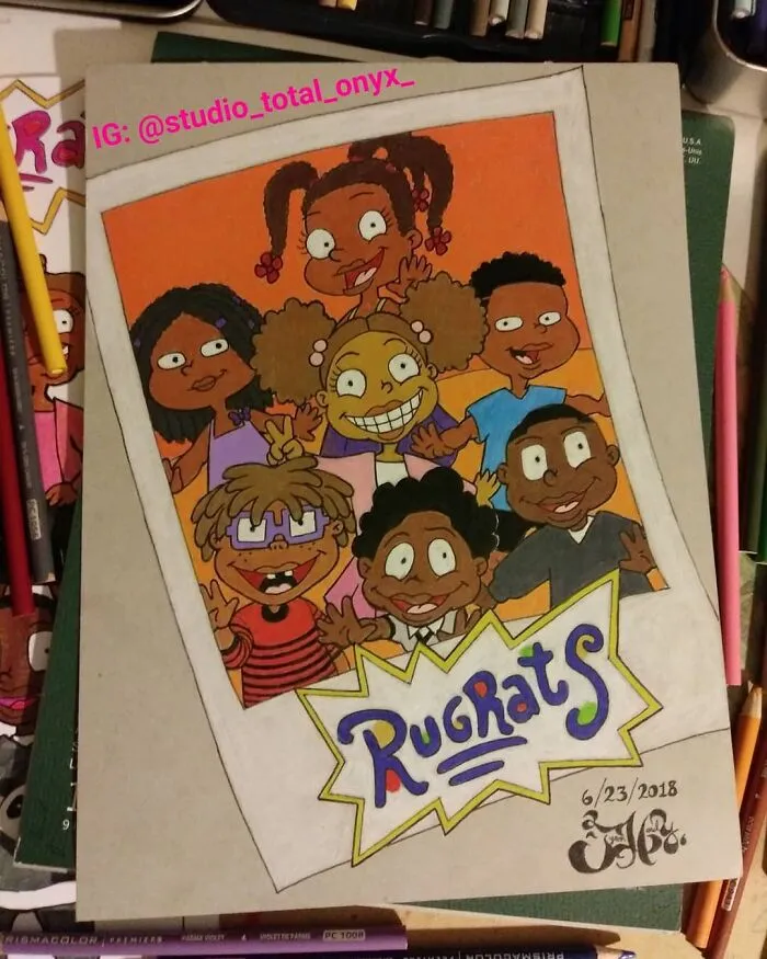 Este artista reimaginó dibujos animados famosos con personajes negros para concienciar (30 imágenes nuevas)