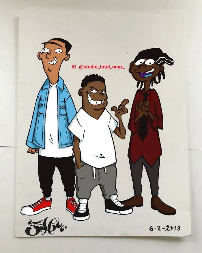 Este artista reimaginó dibujos animados famosos con personajes negros para concienciar (30 imágenes nuevas)