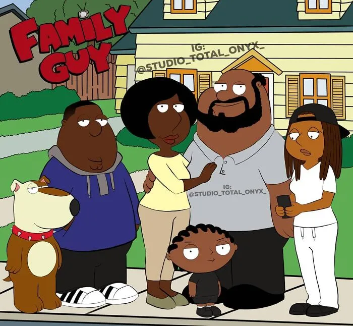 Este artista reimaginó dibujos animados famosos con personajes negros para concienciar (30 imágenes nuevas)