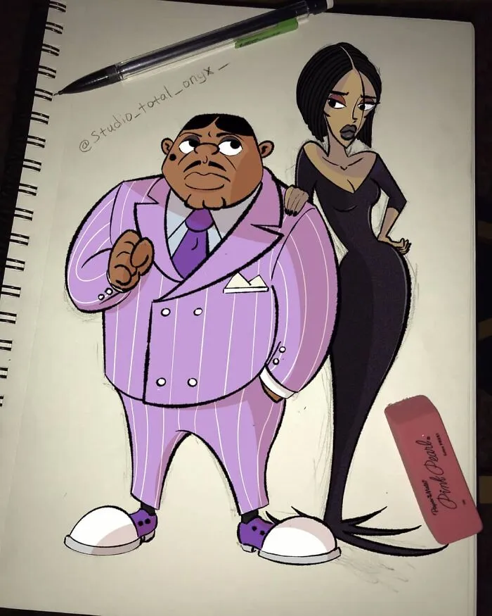 Este artista reimaginó dibujos animados famosos con personajes negros para concienciar (30 imágenes nuevas)