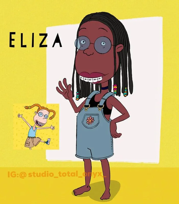 Este artista reimaginó dibujos animados famosos con personajes negros para concienciar (30 imágenes nuevas)