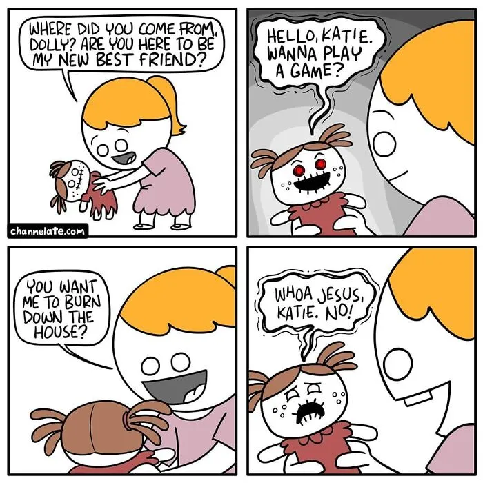 30 Comics With Dark Endings By Channelate Might Make You Feel A Little Bad For Laughing (New Pics)