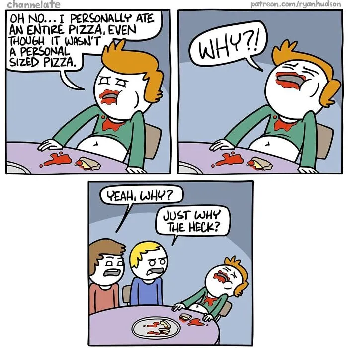 30 Comics With Dark Endings By Channelate Might Make You Feel A Little Bad For Laughing (New Pics)