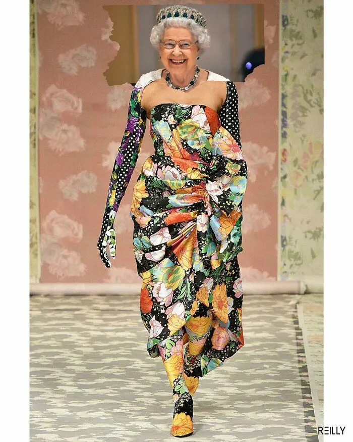 78 Silly And Humorous Edits This Artist Created Of Queen Elizabeth