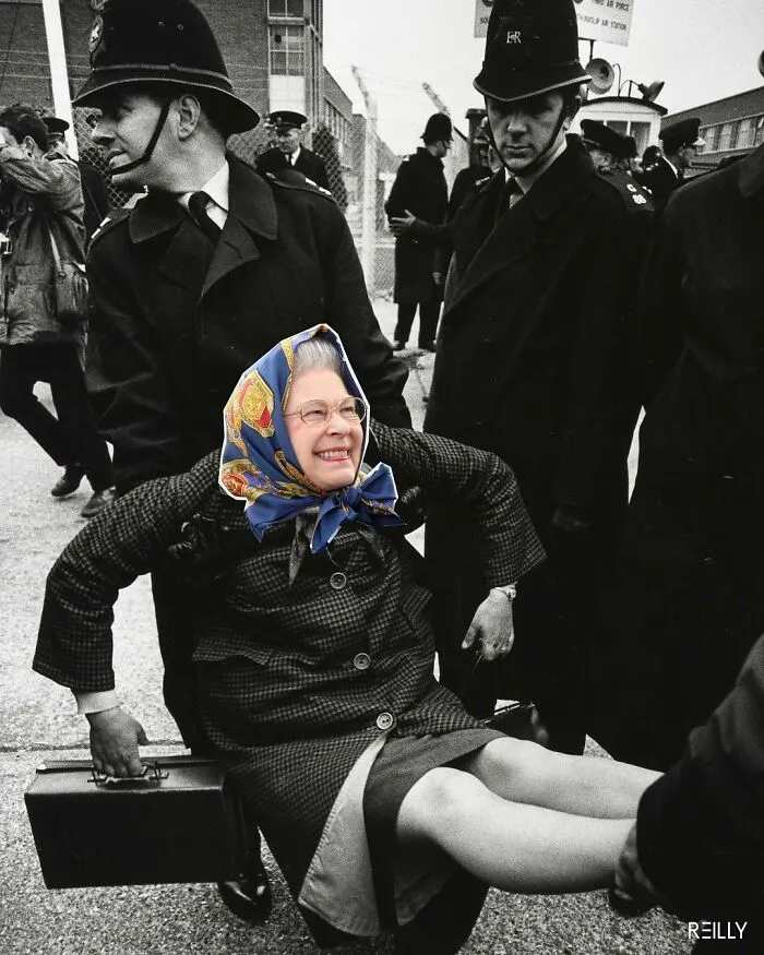 78 Silly And Humorous Edits This Artist Created Of Queen Elizabeth