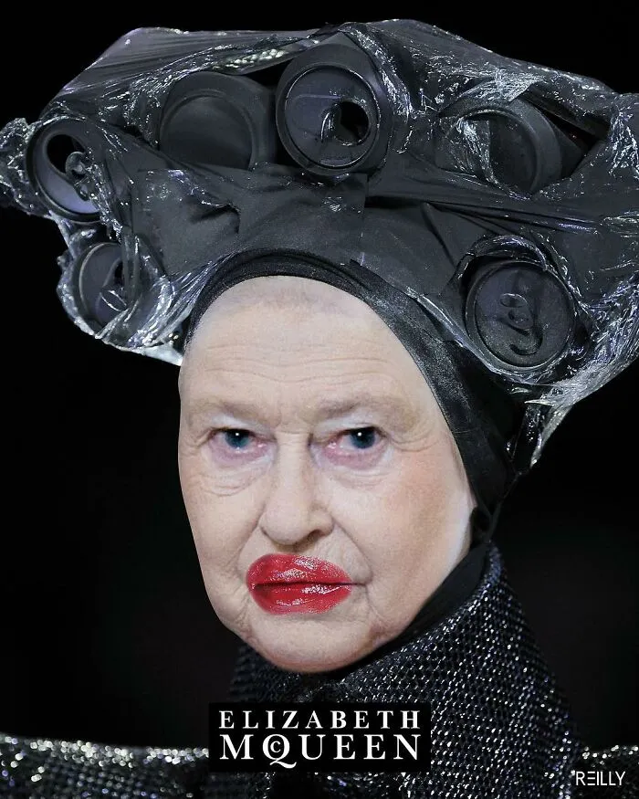 78 Silly And Humorous Edits This Artist Created Of Queen Elizabeth