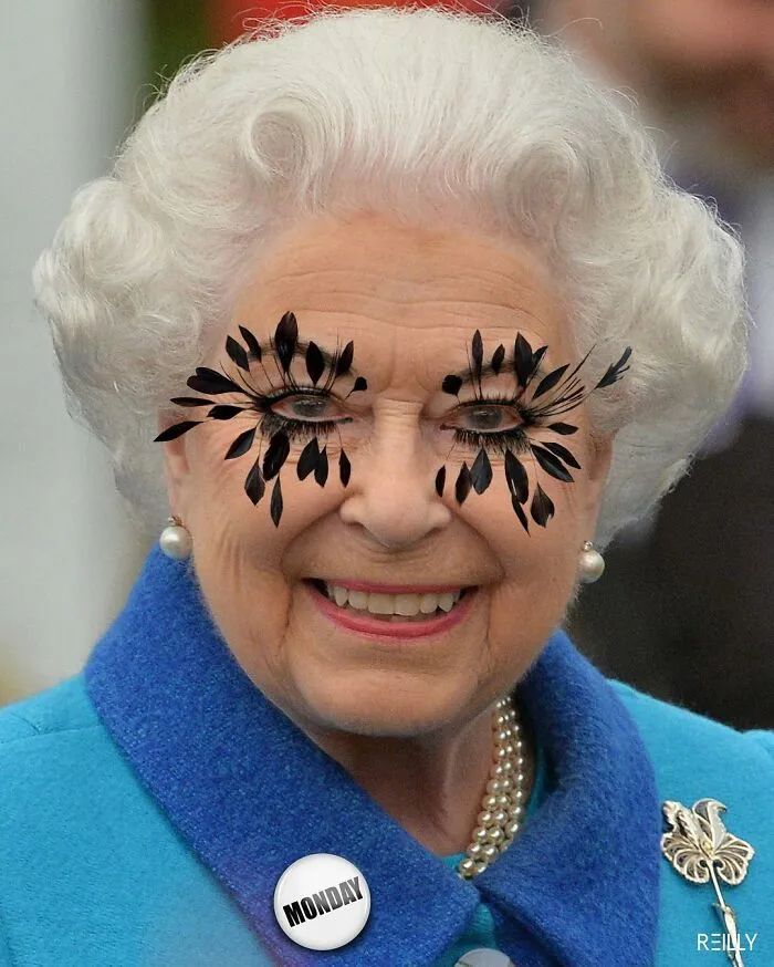 78 Silly And Humorous Edits This Artist Created Of Queen Elizabeth