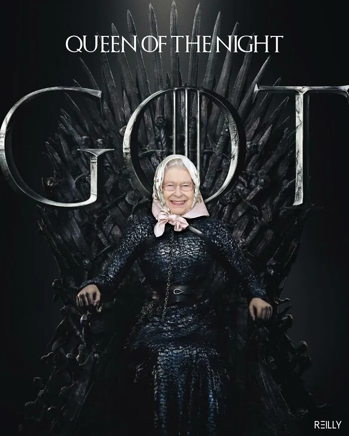 78 Silly And Humorous Edits This Artist Created Of Queen Elizabeth