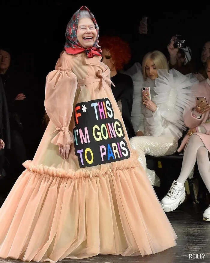 78 Silly And Humorous Edits This Artist Created Of Queen Elizabeth