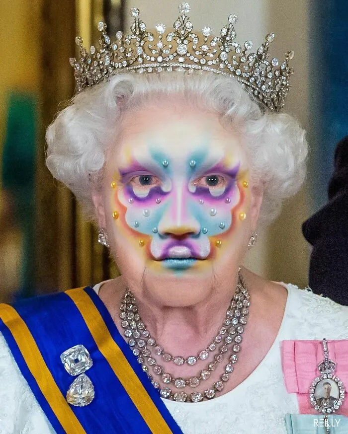 78 Silly And Humorous Edits This Artist Created Of Queen Elizabeth