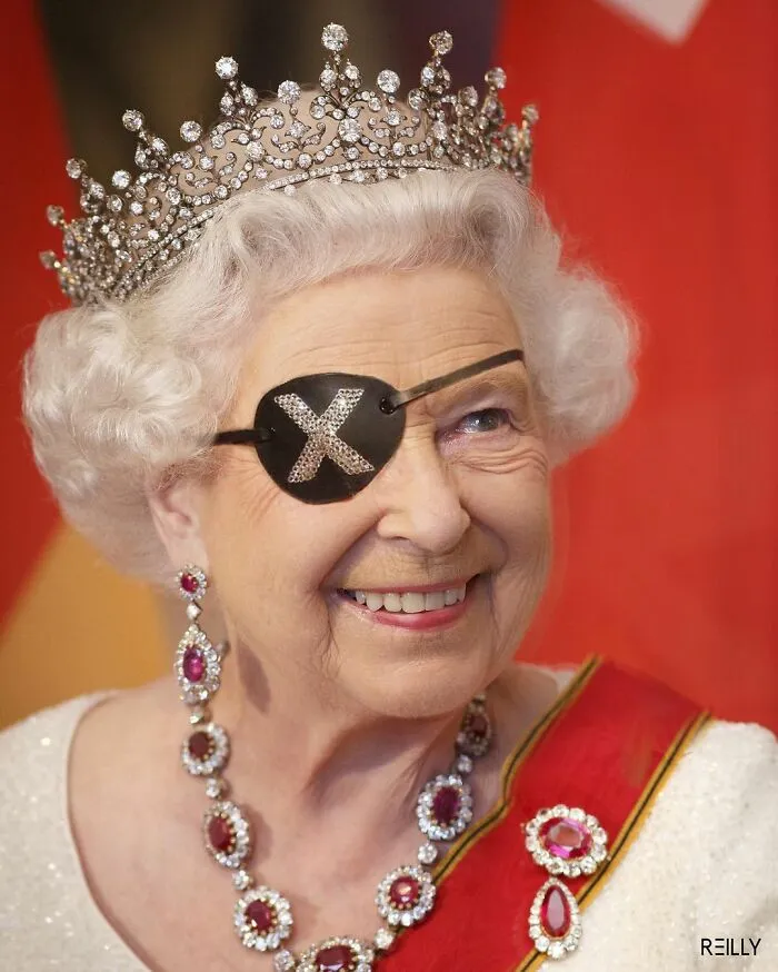 78 Silly And Humorous Edits This Artist Created Of Queen Elizabeth