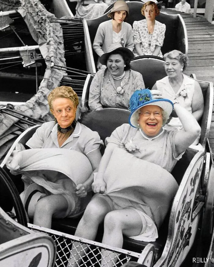 78 Silly And Humorous Edits This Artist Created Of Queen Elizabeth