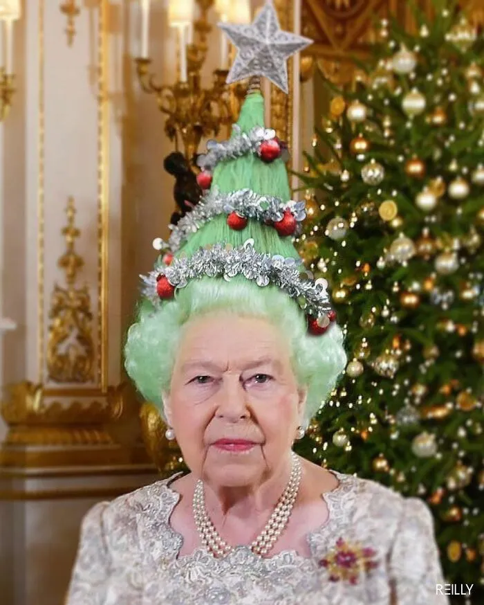 78 Silly And Humorous Edits This Artist Created Of Queen Elizabeth