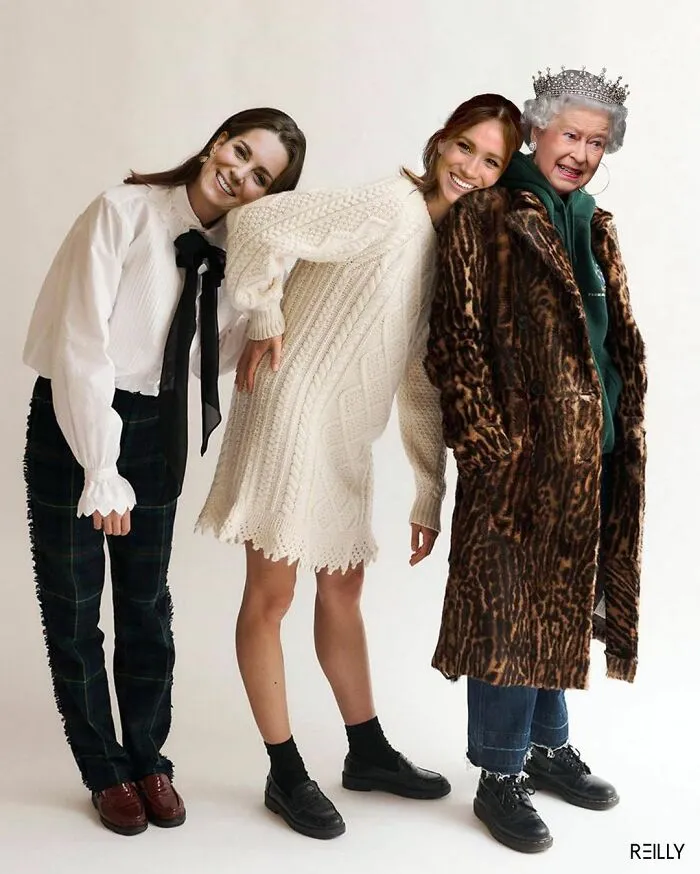 78 Silly And Humorous Edits This Artist Created Of Queen Elizabeth