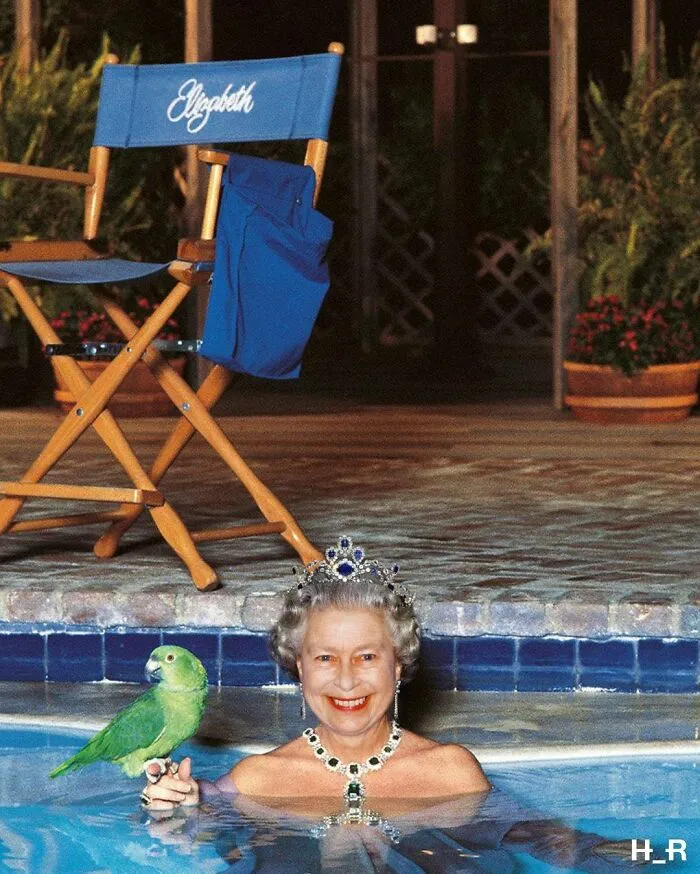 78 Silly And Humorous Edits This Artist Created Of Queen Elizabeth
