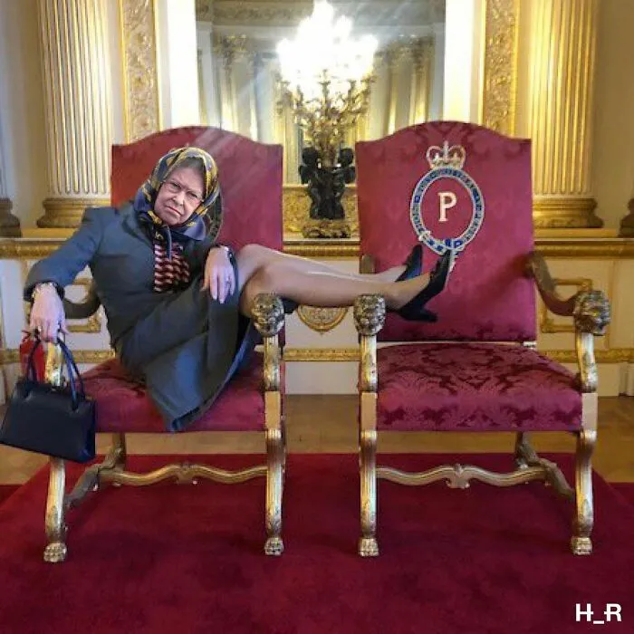 78 Silly And Humorous Edits This Artist Created Of Queen Elizabeth
