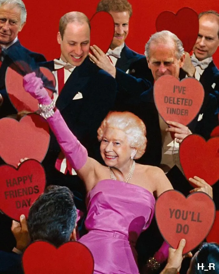 78 Silly And Humorous Edits This Artist Created Of Queen Elizabeth
