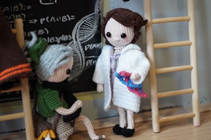 I Crochet Famous Women In Science To Create Role Models And Awareness (14 Pics)