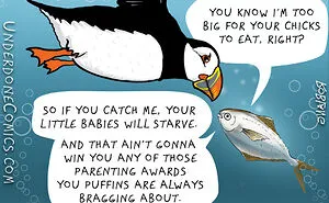I Made These 20 Comics About The Weirdest Dads In The Animal Kingdom For Father's Day