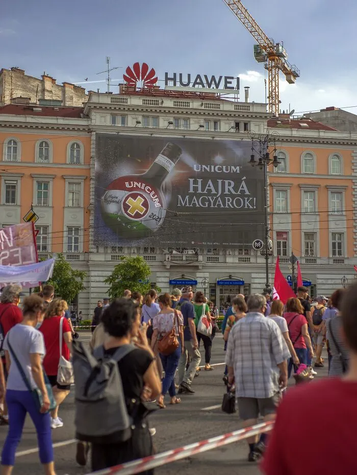 My Photos Documenting The Budapest Demonstration "No Fudan"