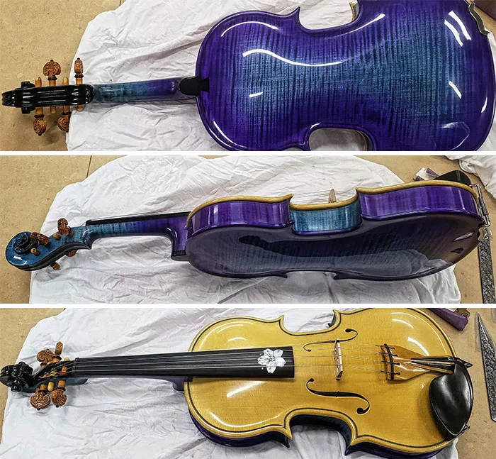 ¡El primer violín está terminado!