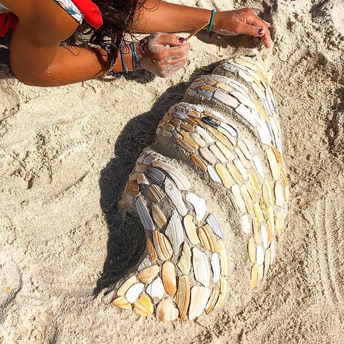 This Artist Creates Captivating Animal Portraits From Seashells Found At The Beach (30 Pics)