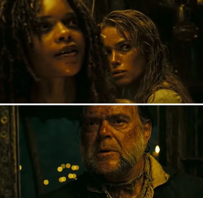 At The End Of Pirates Of The Caribbean: Dead Man's Chest (2006), When A Certain Character Returns From The Dead, The Cast Shows Genuine Surprise. The Character's Return Had Been Kept A Secret By The Writers- They Even Went Uncredited