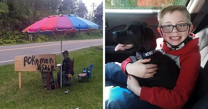 Selfless Boy Sells His Pokemon Cards Just To Save His Beloved Puppy Friend