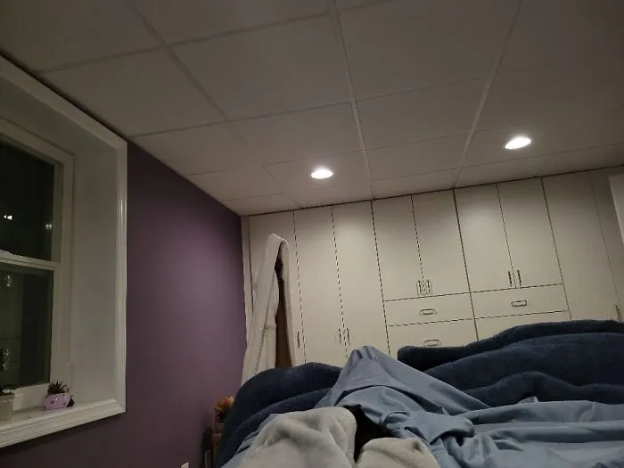 My Bedroom With My Full Built In Wall Closet And Memory Foam Bed