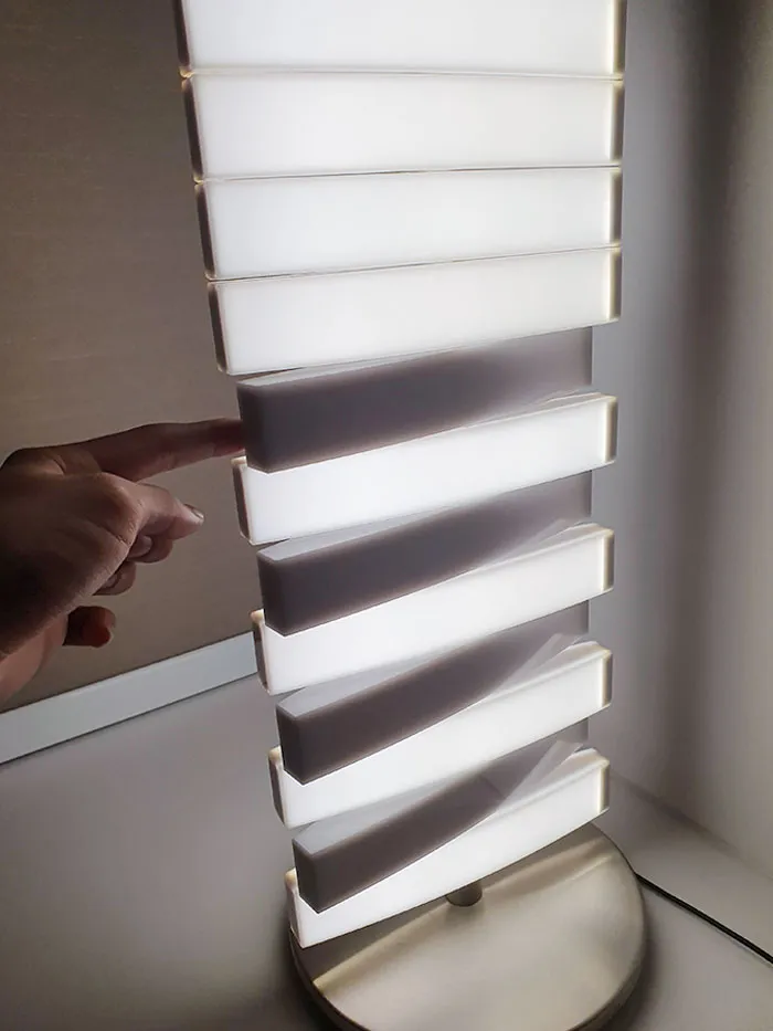 This Lamp With Individual Switches You Can Turn On And Off