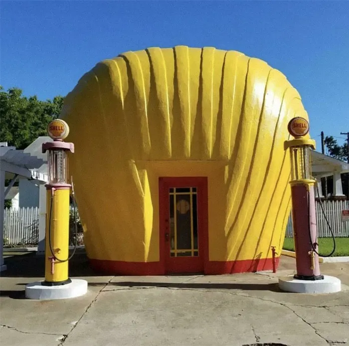 An Original 1930’s Shell Gas Station
