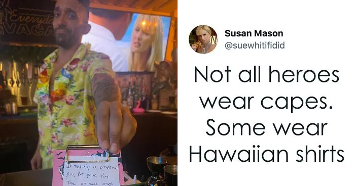 Hero Bartender Goes Viral For Giving A Fake Receipt With A Note To Two Girls Being Harassed By A Creepo