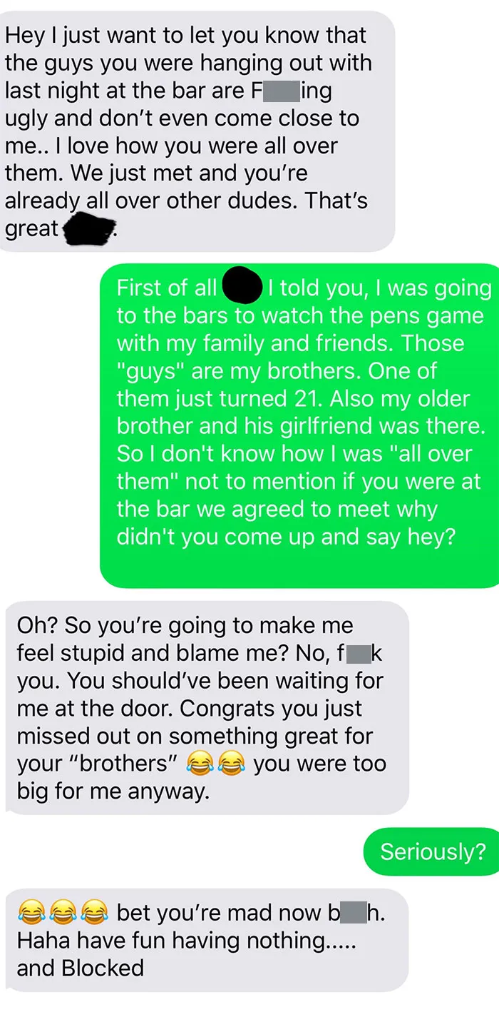 My Friend Just Turned 21 He Wanted To Grab A Beer With His Brother And Sister. They Were Supposed To Meet His Sisters New Boyfriend. But He Ghosted Her. Well They Found Out Why He Ghosted Her The Other Night