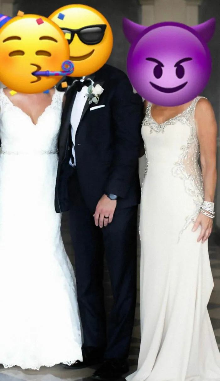 Fui a una boda y la suegra llevaba esto... ¿Os sentirías bien con esto?