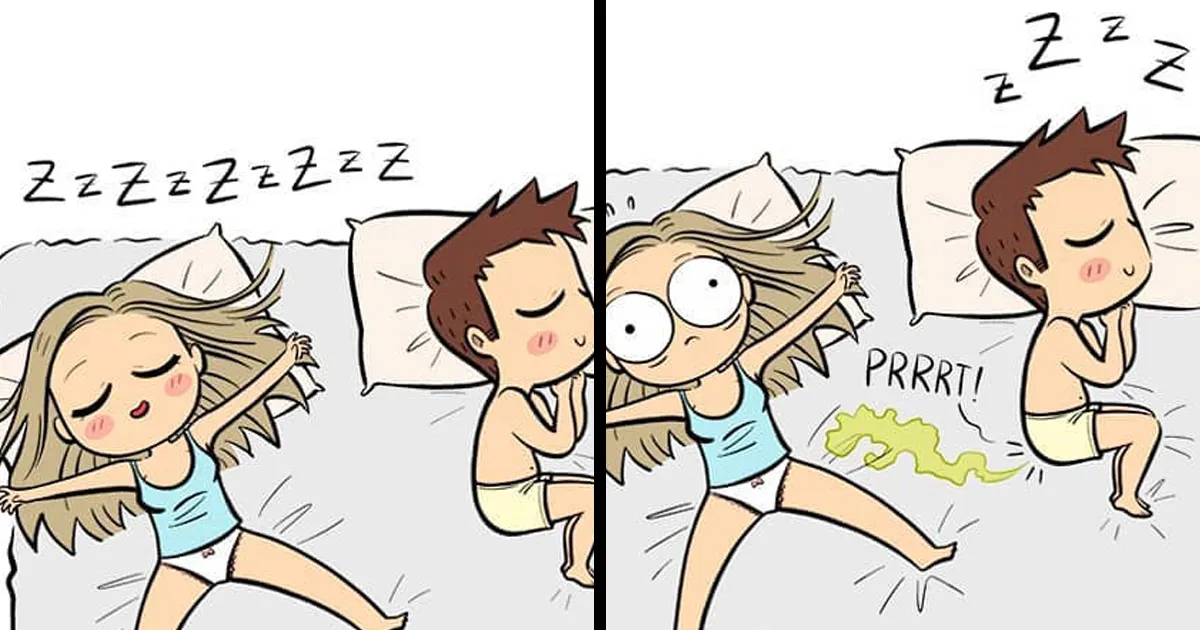 Esta artista retrata la vida con su novio en estos divertidos y atrevidos cómics (nuevas imágenes)