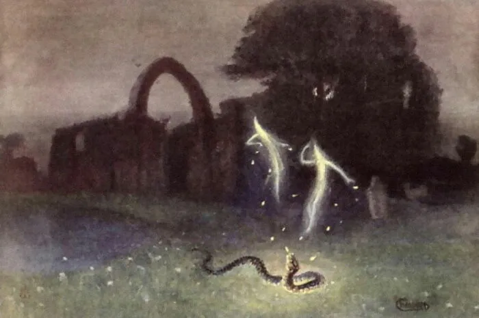 Los "Will-O'The-Wisps" del folclore se inspiraron probablemente en el gas metano que emana de los pantanos