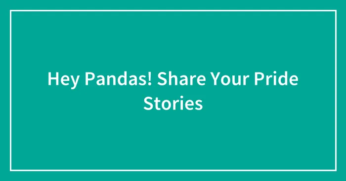 Hey Pandas! Share Your Pride Stories