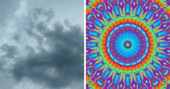 I Take Digital Pictures Of Flowers, Clouds, Sunrises & Sunsets And Use An Art Program To Colorize And Manipulate Them Into Designs
