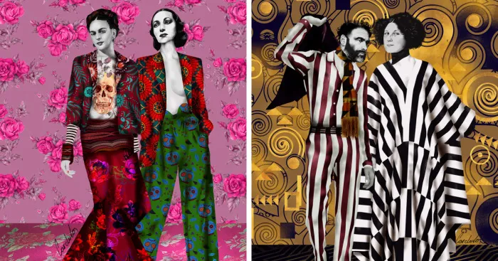 I Illustrated Love Couples That Have Left A Mark In The Modern World