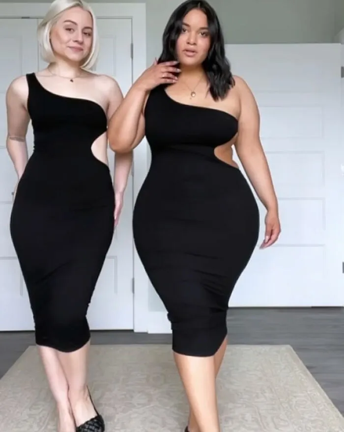 2 Amigas muestran cómo les queda la misma ropa en sus distintos tipos de cuerpo (30 nuevas fotos)