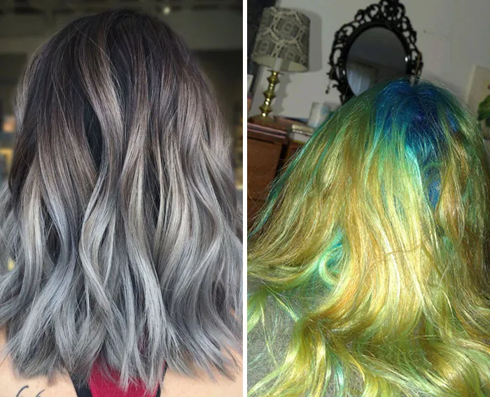 Mi amiga quiere estudiar para ser peluquera y la dejé practicar en mi pelo