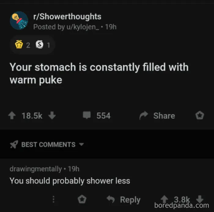 Thanks, I Hate Warm Puke In My Body