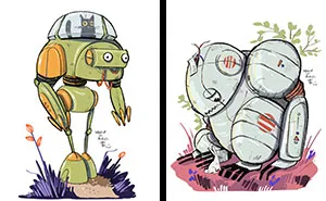 I Wanted To Step Out Of My Comfort Zone, So I Took The 'March Of Robots' Challenge (31 Drawings)
