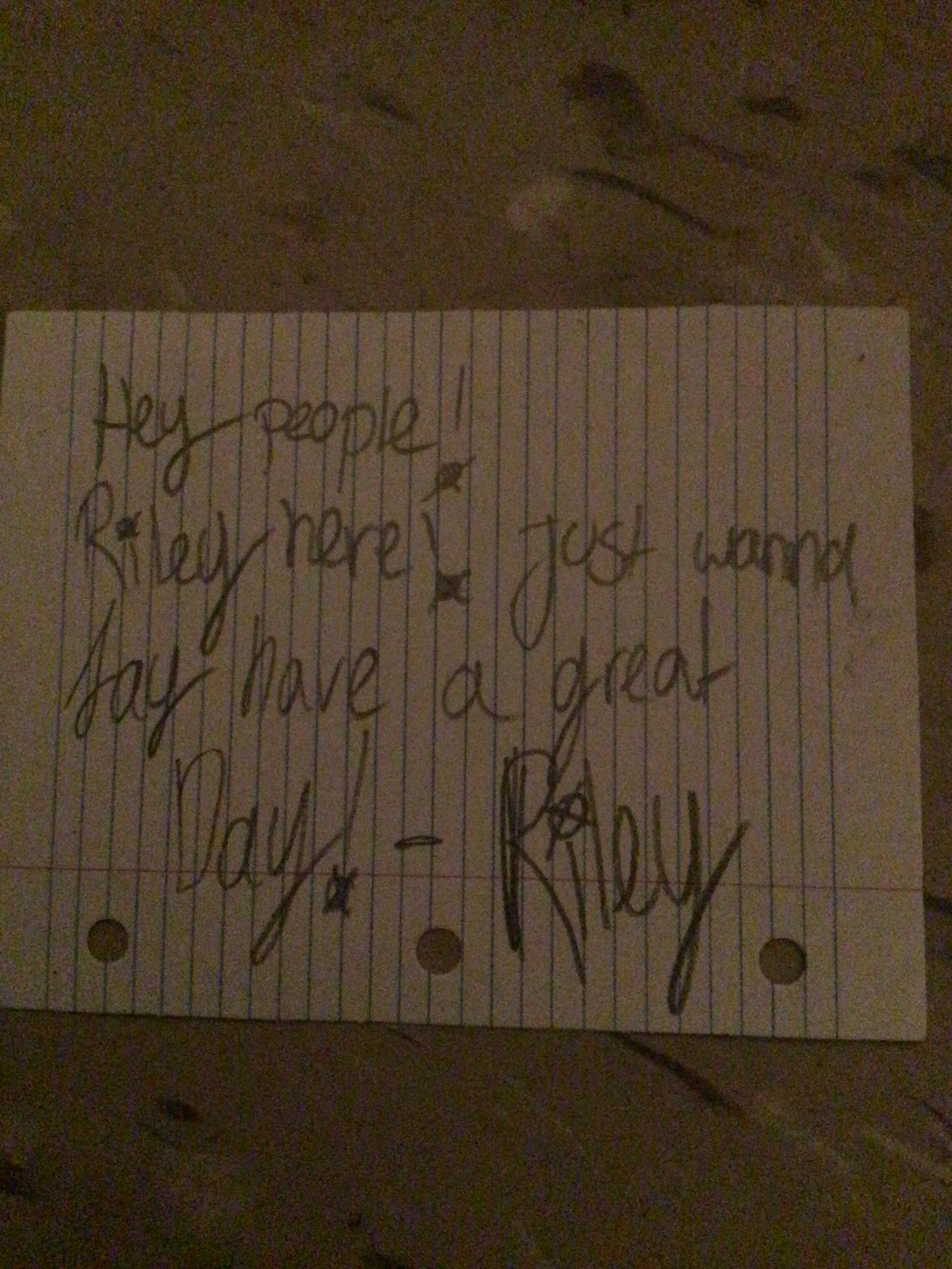 Handwriting (Don't Judge Me)