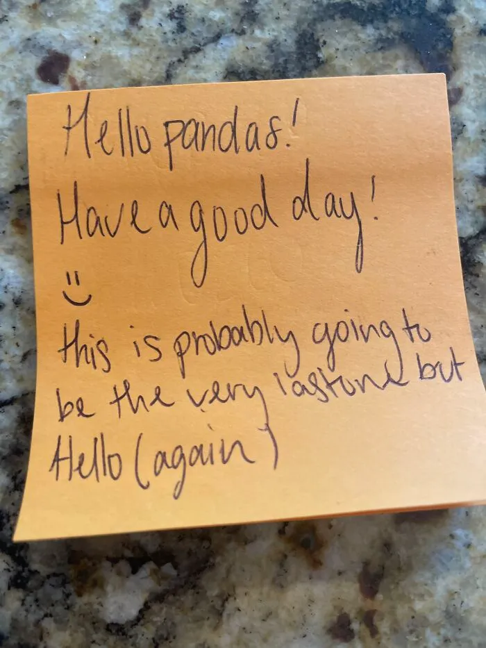 That’s My Handwriting:)